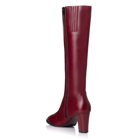 Cizme Piele NEGRU  Catarame Evelin T1 - pe stoc