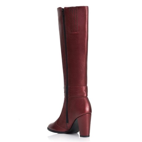 Cizme Piele Bordo Ella T9 - orice culoare - imagine 3