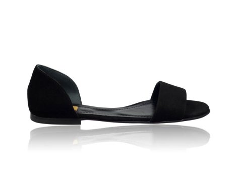 Sandale dama talpa joasa Chic - Piele naturala Albastru Electric - imagine 2