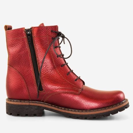 Bocanci Dama PIele Bordo/Bleumarin Erika D9 - Orice Culoare - imagine 2
