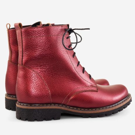 Bocanci Dama PIele Bordo/Bleumarin Erika D9 - Orice Culoare - imagine 9