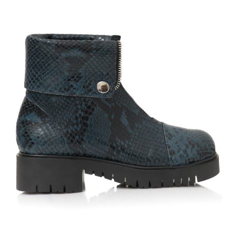 Ghete Dama Piele Snake Albastru A11 - orice culoare - imagine 2