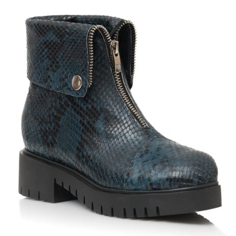 Ghete Dama Piele Snake Albastru A11 - orice culoare