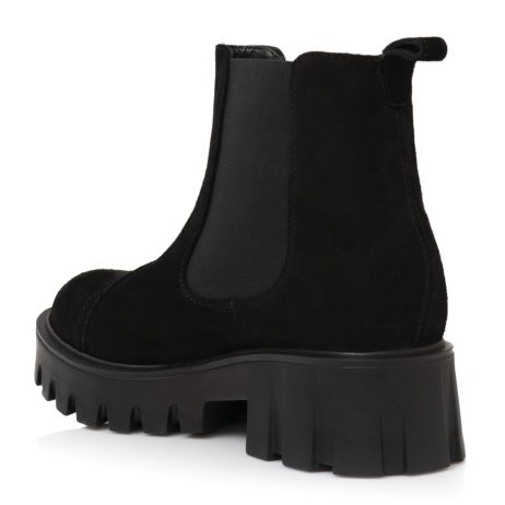 Ghete Dama Piele Intoarsa Negru Chloe A9 - orice culoare - imagine 3