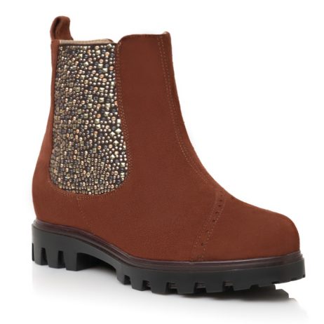 Ghete Dama Piele Intoarsa Maro Fashion A8 - orice culoare