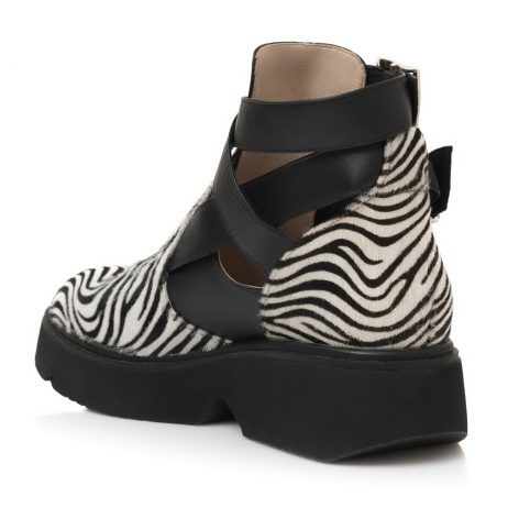 Ghete Dama Piele Modele Zebra A4 - orice culoare - imagine 3