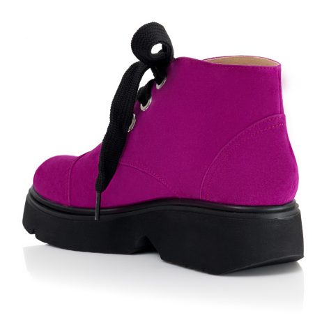 Ghete Dama Piele Ciclam A17 - orice culoare - imagine 3