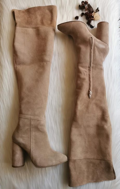 Cizme Elegante Peste Genunchi din Piele A3 - orice culoare - imagine 3