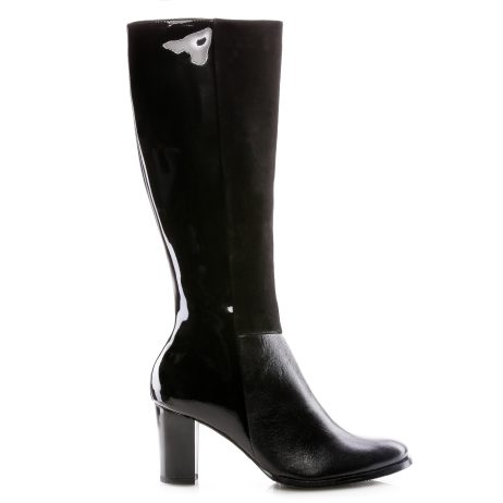 Cizme dama piele Elegance Negru - orice culoare - imagine 2