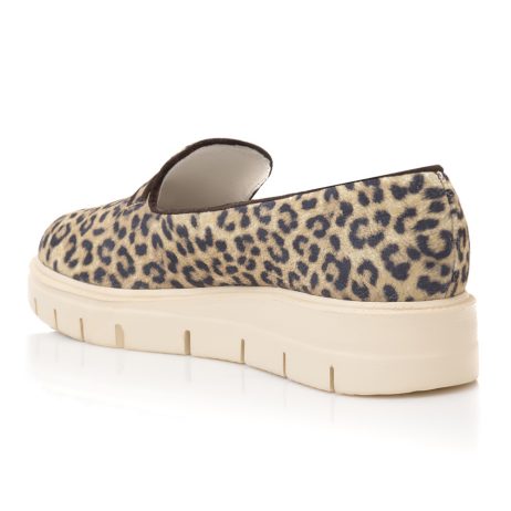 Pantofi Piele Ponei Animal Print Talpa Joasa A4  - orice culoare - imagine 2