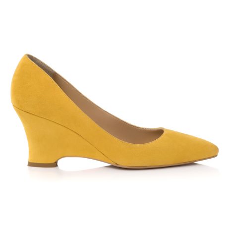 Pantofi Piele Intoarsa Cu PLatforma A9 -pe stoc - imagine 3