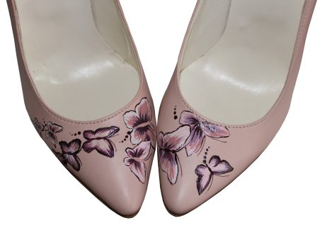 Pantofi pictati manual Butterfly Effect - orice culoare - imagine 3