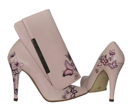 Pantofi pictati manual Butterfly Effect - orice culoare - imagine 6