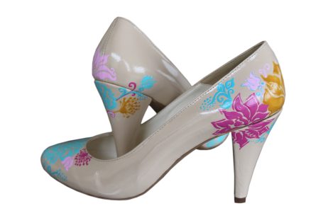 Pantofi pictati manual Exotic - orice culoare - imagine 5