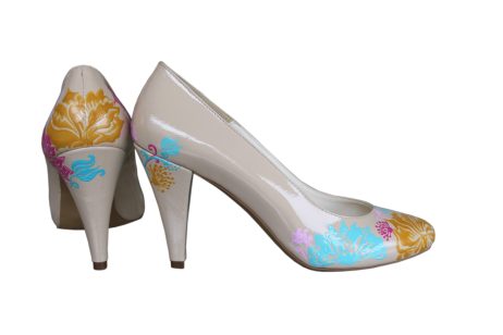 Pantofi pictati manual Exotic - orice culoare - imagine 2