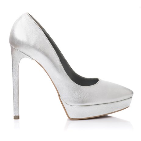 Set Pantofi Varf Ascutit si Platou Helen A10 + Plic nude - pe stoc - imagine 4