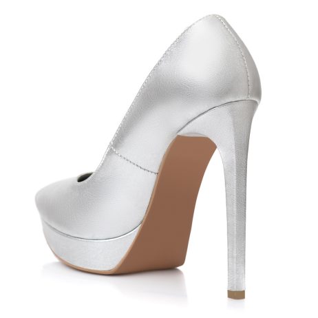 Set Pantofi Varf Ascutit si Platou Helen A10 + Plic nude - pe stoc - imagine 2