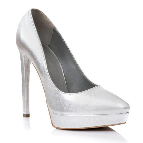 Set Pantofi Varf Ascutit si Platou Helen A10 + Plic nude - pe stoc - imagine 3