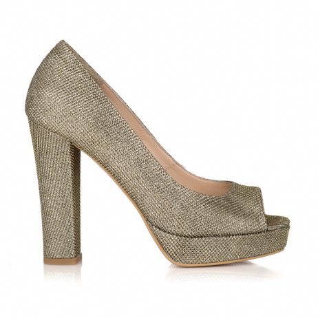 Pantofi Auriu Ersa  GITTER L20 - pe stoc - imagine 3