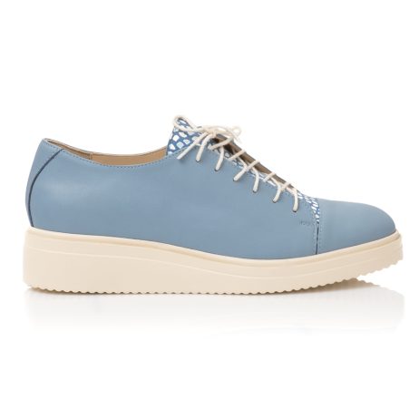 Pantofi Piele Bleu Oxford A1 - orice culoare - imagine 2