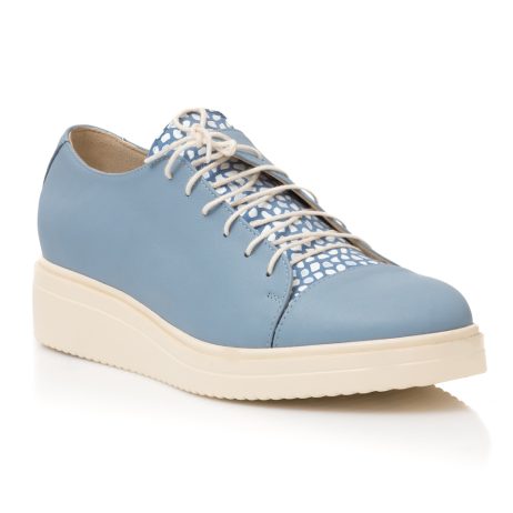 Pantofi Piele Bleu Oxford A1 - orice culoare - imagine 3