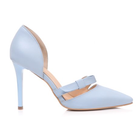 Pantofi Dama Piele Bleu Erika C51 - Orice Culoare