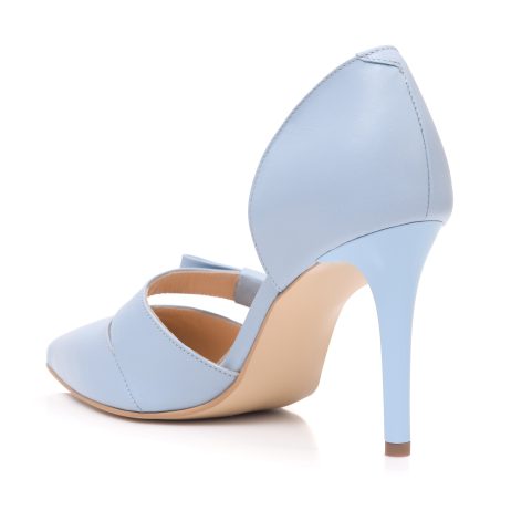 Pantofi Dama Piele Bleu Erika C51 - Orice Culoare - imagine 3