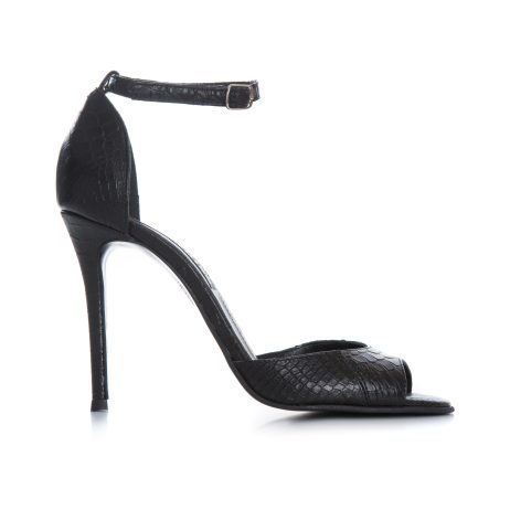Sandale Elegante Piele Croco Negru L4 - orice culoare - imagine 2