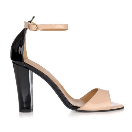 Sandale Piele Lacuia Nude Elegant L1 - pe stoc