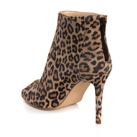 Botine Piele Animal Print Decupate E5 - Orice Culoare - imagine 2