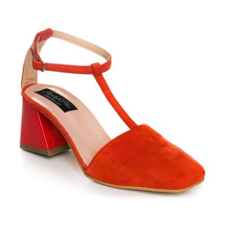 Pantofi Comod Piele Intoarsa Corai C58 - Orice Culoare - imagine 3