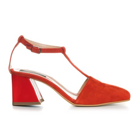 Pantofi Comod Piele Intoarsa Corai C58 - Orice Culoare
