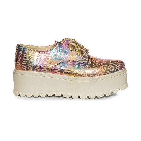 Pantofi Piele Talpa Inalta Color V48  - orice culoare - imagine 3