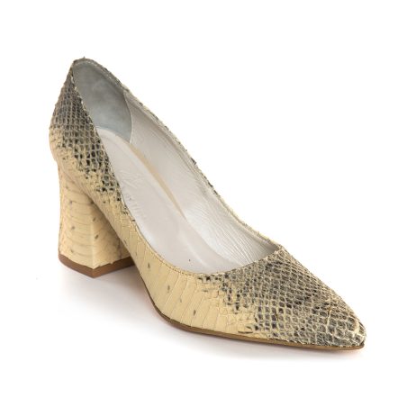 Pantofi Piele Imprimeu Sarpe  Comod E10 - orice culoare - imagine 3