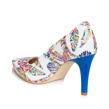 Pantofi Stiletto Piele Color Frunze C8 - Orice Culoare - orice culoare - imagine 6