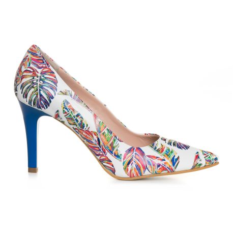 Pantofi Stiletto Piele Color Frunze C8 - Orice Culoare - orice culoare - imagine 5