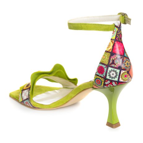 Sandale Piele Verde Evelyn C19  - orice culoare - imagine 3