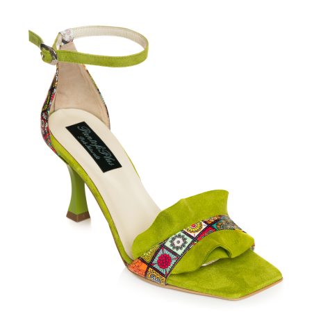 Sandale Piele Verde Evelyn C19  - orice culoare - imagine 2